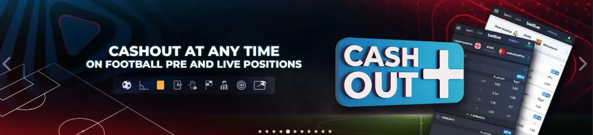 Section paris sportifs sur BETLIVE